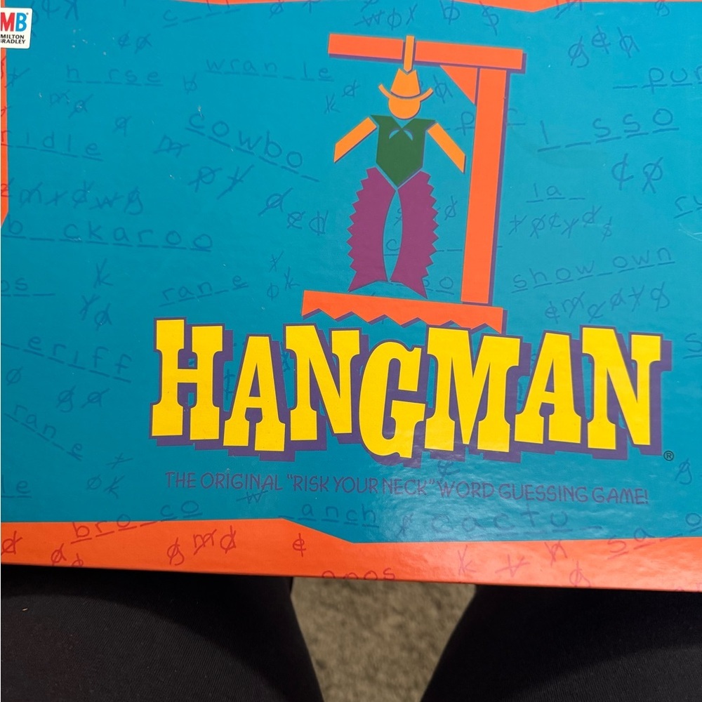 Hangman Word Guessing Game – Family Game Night, Complete Set